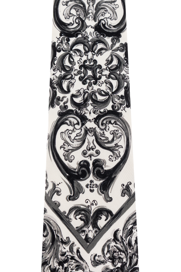 Dolce & Gabbana Red Blue Circles Silk Adjustable Necktie Tie